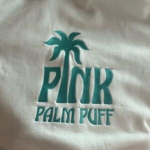 Pink Palm Puff Kids Sweatshirt